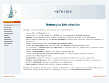 Tablet Screenshot of netmagis.org